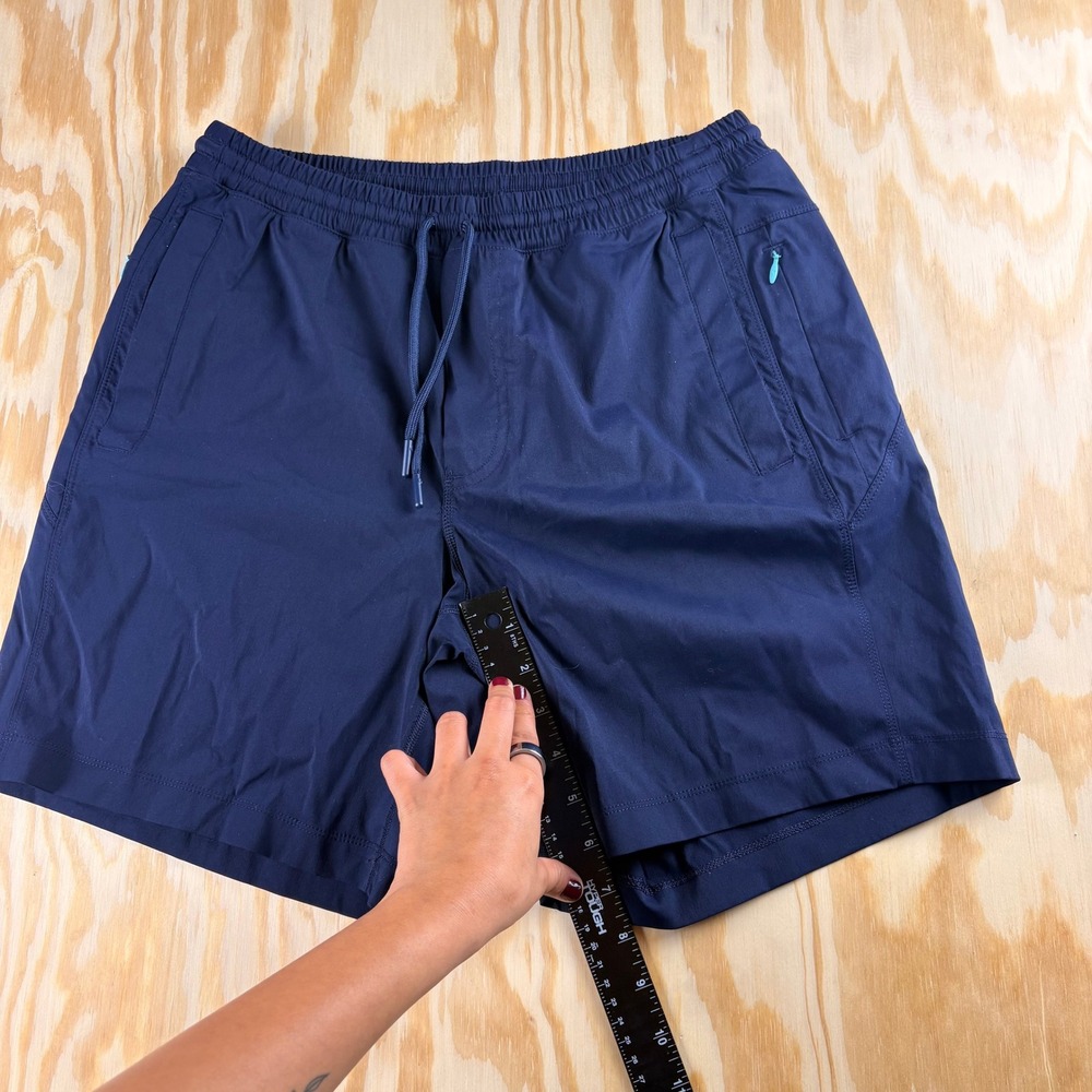 Birddogs Mens Gym Shorts Navy Blue Lined Athletic Workout 6 Inch Inseam Size M - Picture 5 of 7